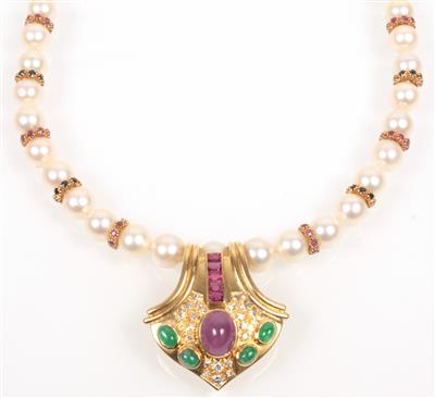 Kulturperlen Collier - Schmuck online auction