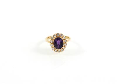 Brillant Amethystring - Schmuck online auction