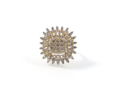 Diamant Ring zus. 1,65 ct - Klenoty