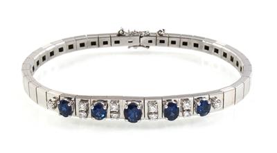 Brillant Saphirarmband - Schmuck online auction