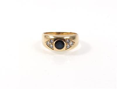 Brillant Saphir Ring - Schmuck online auction