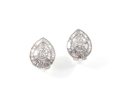 Diamant Ohrclips zus. 1,14 ct - Jewellery
