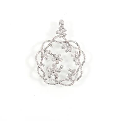 Diamantanhänger zus. 1,16 ct - Schmuck Muttertag-Special online auction