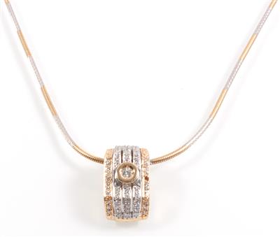 Brillantanhänger zus. ca. 0,60 ct - Jewellery