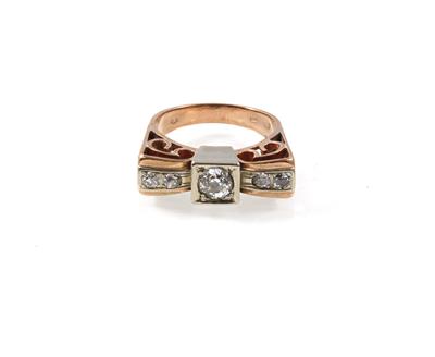 Diamant Ring zus. ca. 0,45 ct - Schmuck online auction