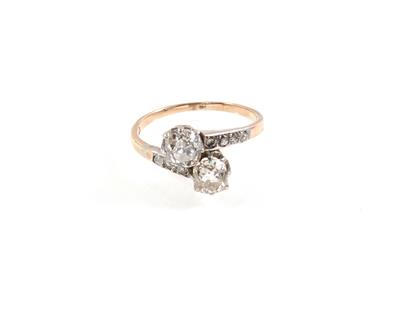 Diamant Ring zus. ca. 1,40 ct - Gioielli
