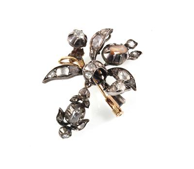 Diamantbrosche - Schmuck online auction