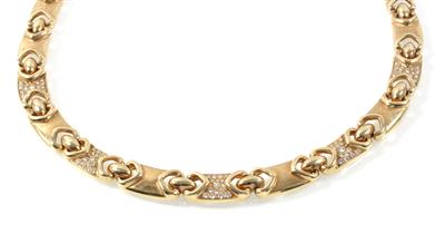 Brillantcollier zus. ca. 0,80 ct - Schmuck