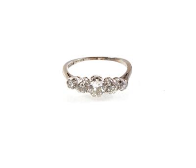 Diamantring zus. ca. 0,90 ct - Schmuck