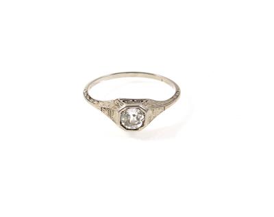 Altschliffdiamant Ring ca. 0,30 ct - Schmuck