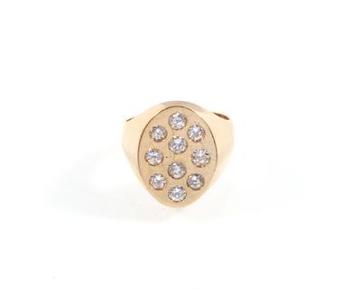 Brillantring zus. ca. 0,80 ct - Schmuck