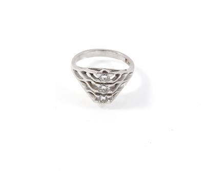 Brillant Ring zus. 0,42 ct - Klenoty