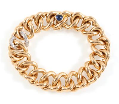 Brillant Saphir Herzarmband - Jewellery