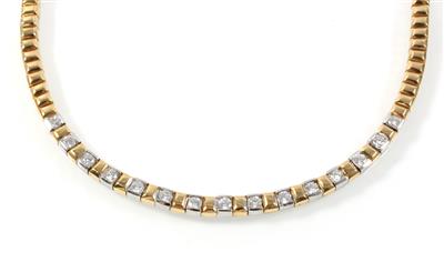 Brillantcollier zus. ca. 1,50 ct - Schmuck