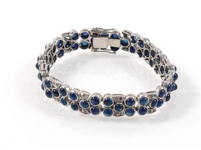 Diamant Saphirarmband - Klenoty