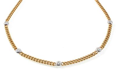 Brillantcollier zus. ca. 0,30 ct - Schmuck