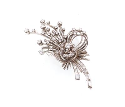 Diamantbrosche zus. ca. 1,50 ct - Jewellery