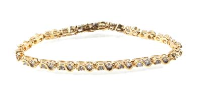 Brillantarmband zus. ca. 1,90 ct - Klenoty