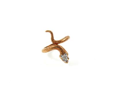 Diamantring Schlange - Jewellery