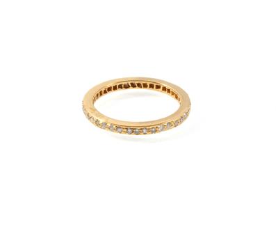 Brillant Memoryring zus. 0,49, ct - Schmuck