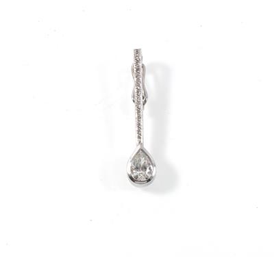 Diamantanhänger zus. ca. 0,75 ct - Schmuck