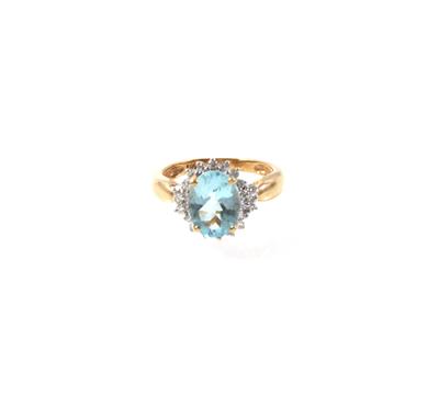 Aquamarinring ca. 1,30 ct - Jewellery