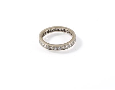 Brillant Memoryring zus. ca. 0,90 ct - Klenoty