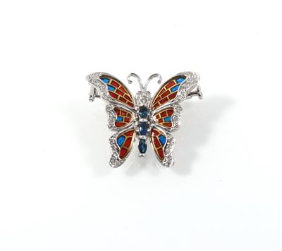 Brillantbrosche Schmetterling - Schmuck