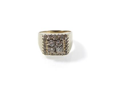 Diamant Damenring zus. ca. 0,75 ct - Schmuck