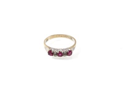 Diamant Rubinring - Schmuck