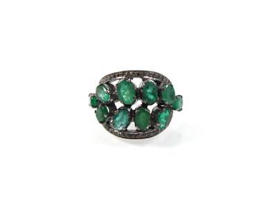 Diamant Smaragdring - Jewellery