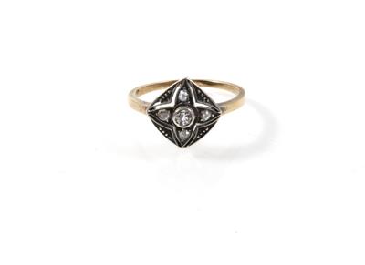 Diamantring zus. ca. 0,10 ct - Klenoty