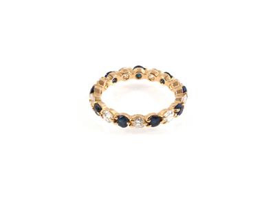 Brillant Saphir Memoryring - Klenoty