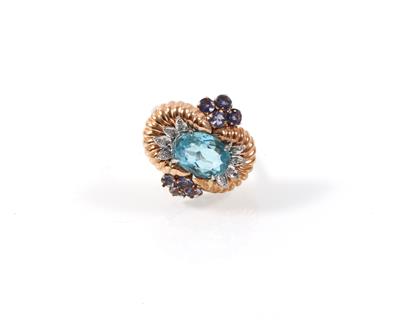 Aquamarinring 5,36 ct - Schmuck