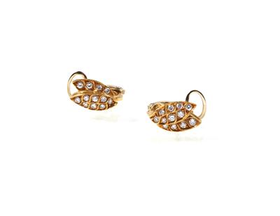 Brillantohrclips zus. ca. 0,45 ct - Schmuck