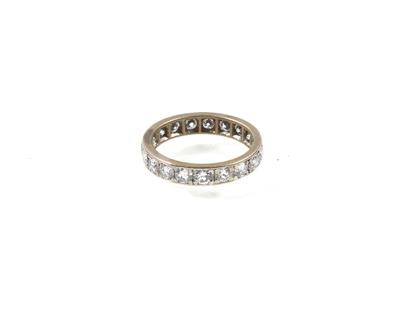 Brillantmemoryring zus. ca. 2,00 ct - Gioielli