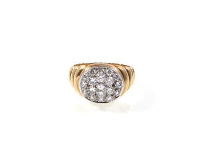 Brillantring zus. ca. 0,90 ct - Schmuck