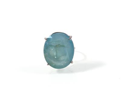 Aquamarinring ca. 9 ct - Schmuck