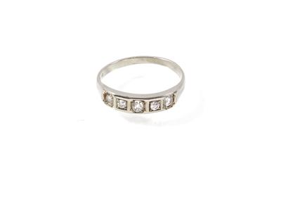 Altschliffbrillantring zus. ca. 0,26 ct - Schmuck