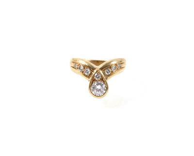 Brillantring zus. ca. 0,70 ct - Schmuck