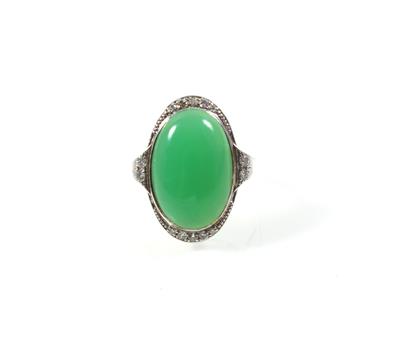 Chrysoprasring - Schmuck