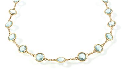 Aquamarincollier - Schmuck