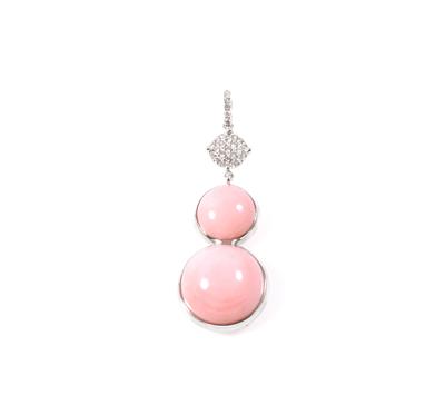 Pink Opalanhänger zus.11,56 ct - Jewellery
