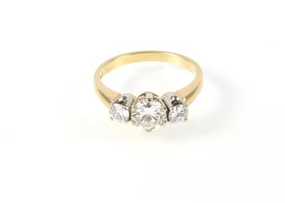 Brillantring zus. ca. 1,05 ct - Klenoty