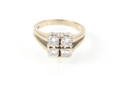 Brillantring zus. ca. 1,05 ct - Schmuck