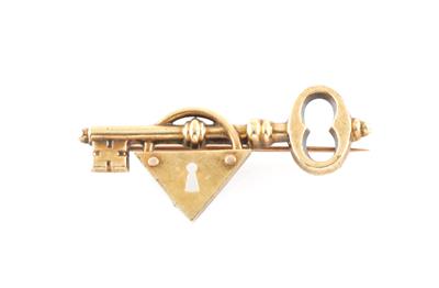 Brosche Schlüssel - Jewellery