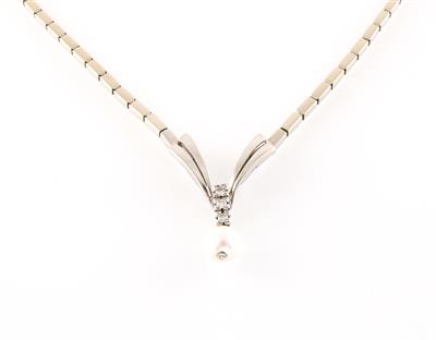 Kulturperlen Diamantcollier - Jewellery