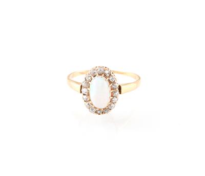 Diamant Opalring - Klenoty
