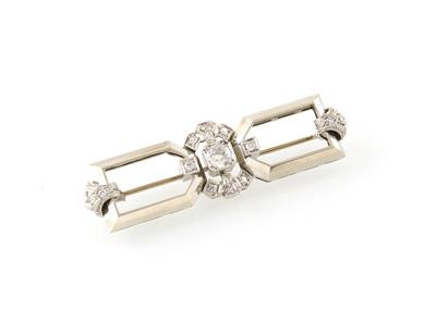 Diamantbrosche zus. ca. 0,60 ct - Schmuck