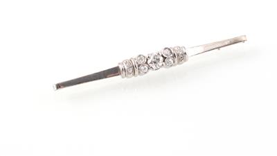 Diamantstabbrosche zus. ca. 0,50 ct - Jewellery